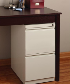 deep two-drawer mobile filing cabinet