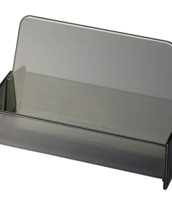 Smoky Gray Business Card Holder