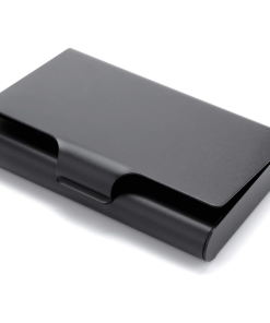 Black Aluminum Alloy Ultra-thin Business Card Holder
