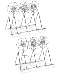 2-Piece Metal Business Card Holder Set